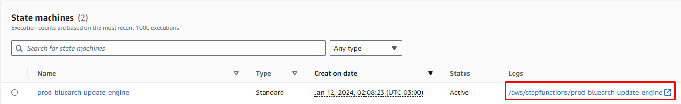 State Machine Logs